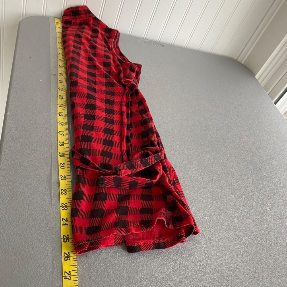 Charlotte Russe Womens Y2K Babydoll Top Size M Tie Back Mall Goth Grunge Plaid - Picture 8 of 9
